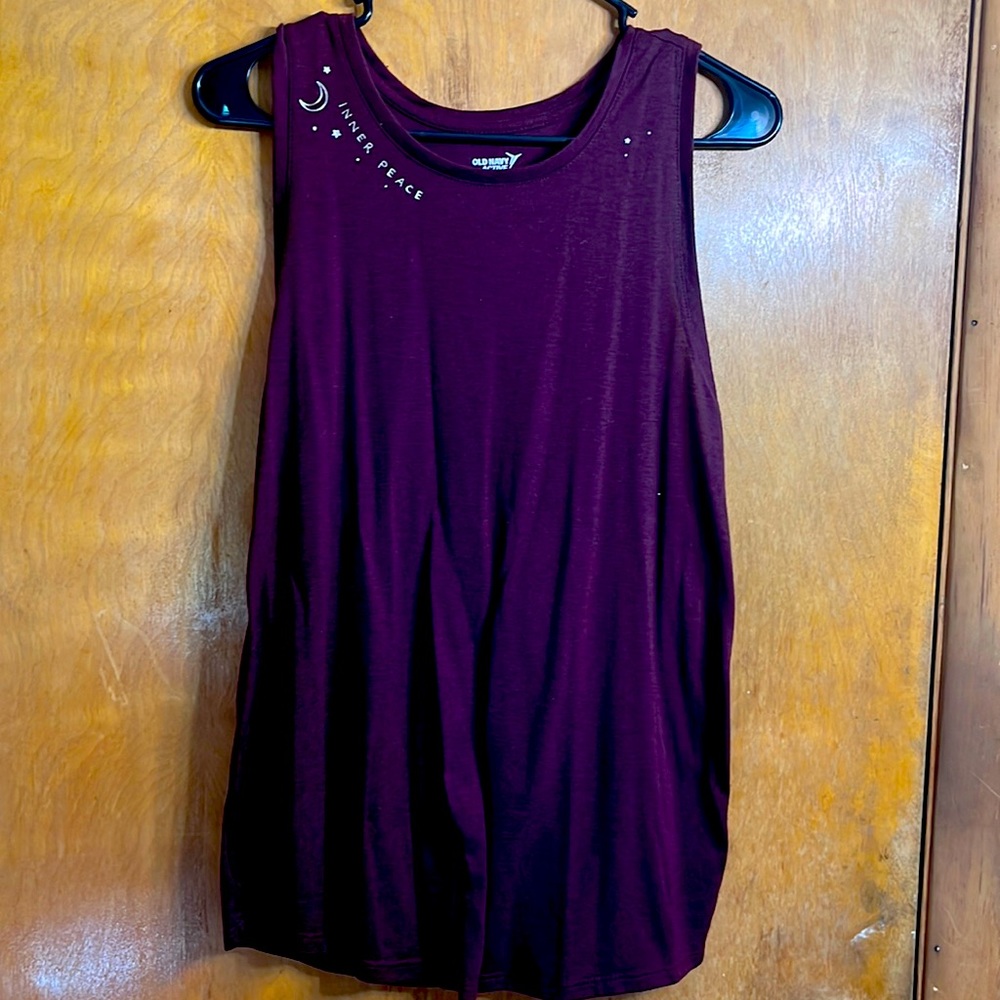 Maroon Yoga Tank